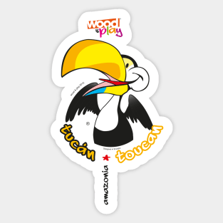 TOUCAN Wood&Play Amazon rainforest Sticker